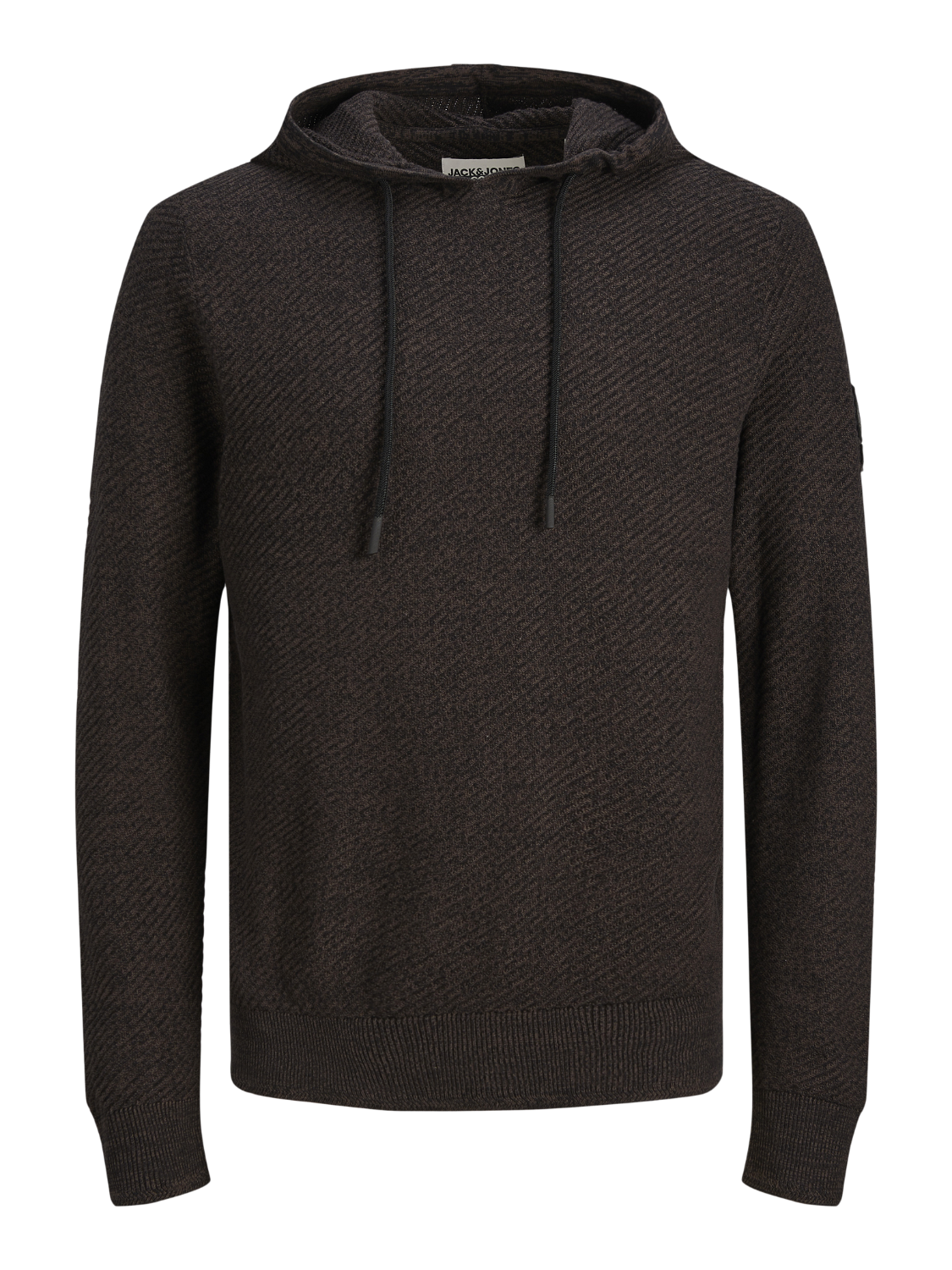 Sudadera marrón con capucha -JCOCLASSIC