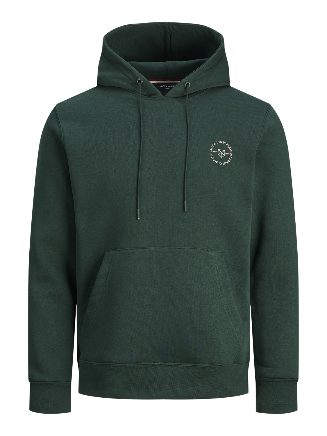Sudadera básica con capucha verde oscuro - JPRBLUSHIELD