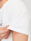 Camiseta manga corta con logo blanca - JJZURI