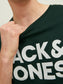Camiseta de manga corta con logo verde oscuro - JJECORP