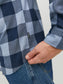 Camisa de manga larga de cuadros azul - JJEGINGHAM