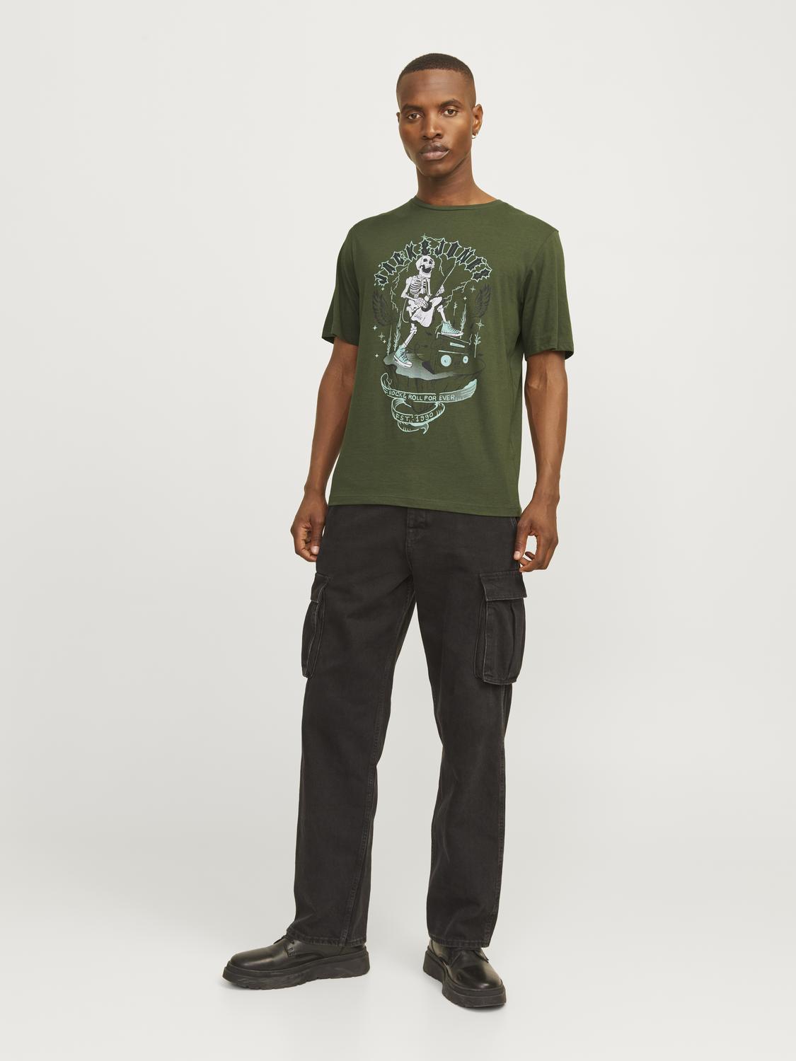 JJSKULL T-Shirt - Kombu Green