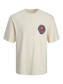 Camiseta oversize estampada blanca - JORDELIRIUM