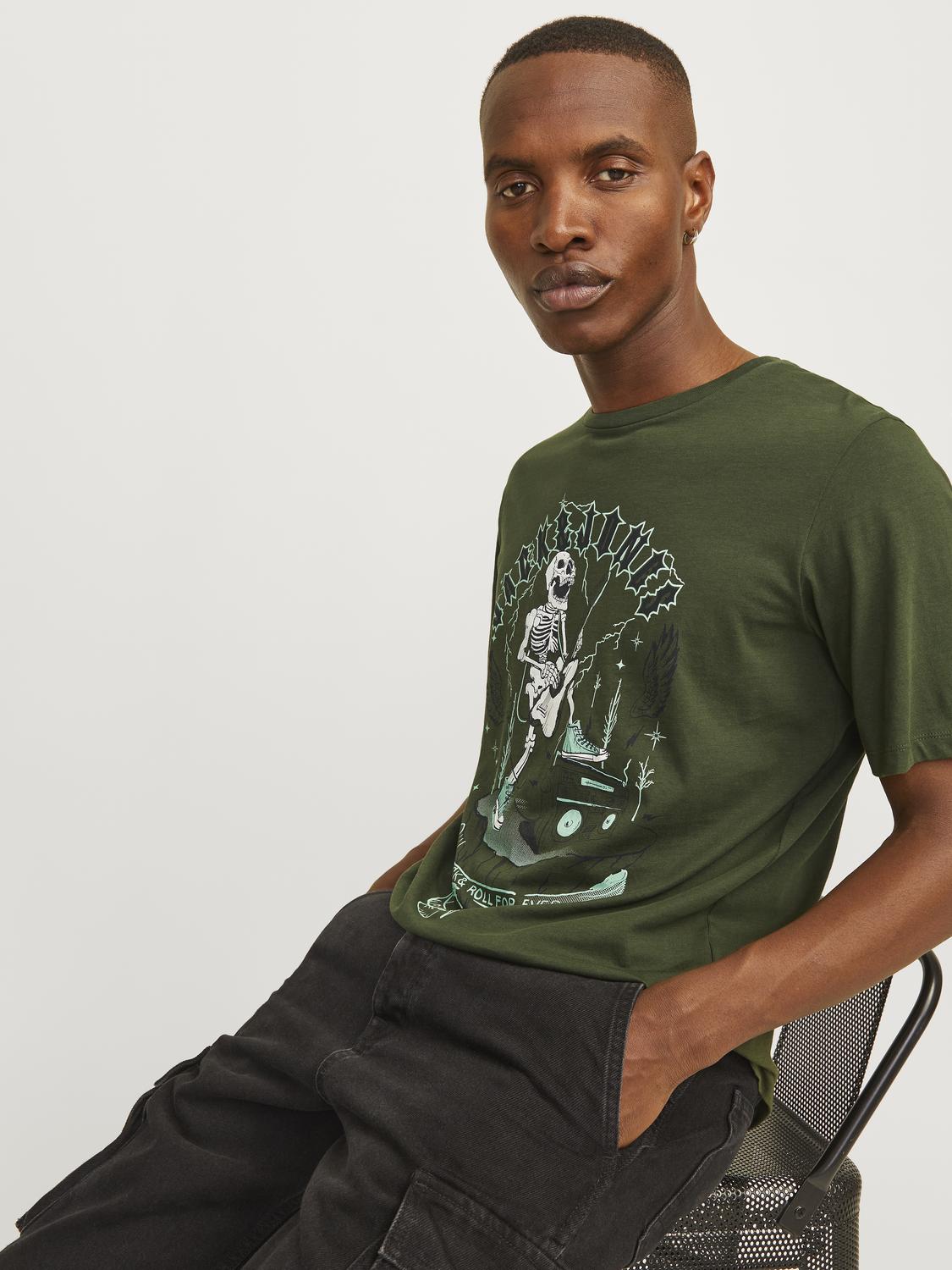 JJSKULL T-Shirt - Kombu Green