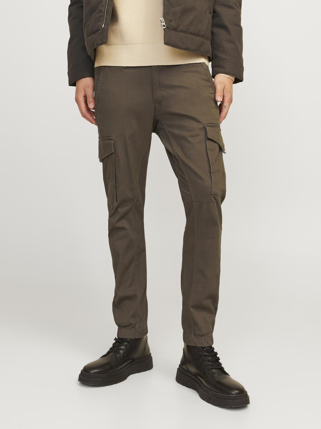 Pantalones cargo marrón - JPSTPAUL