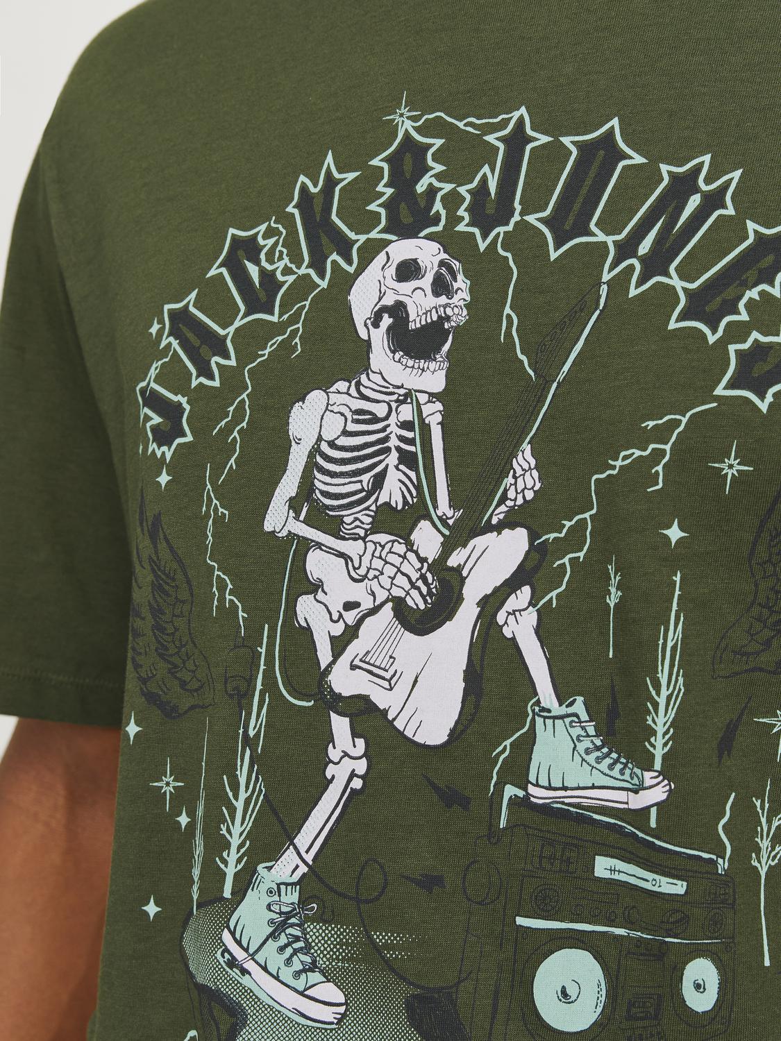 JJSKULL T-Shirt - Kombu Green