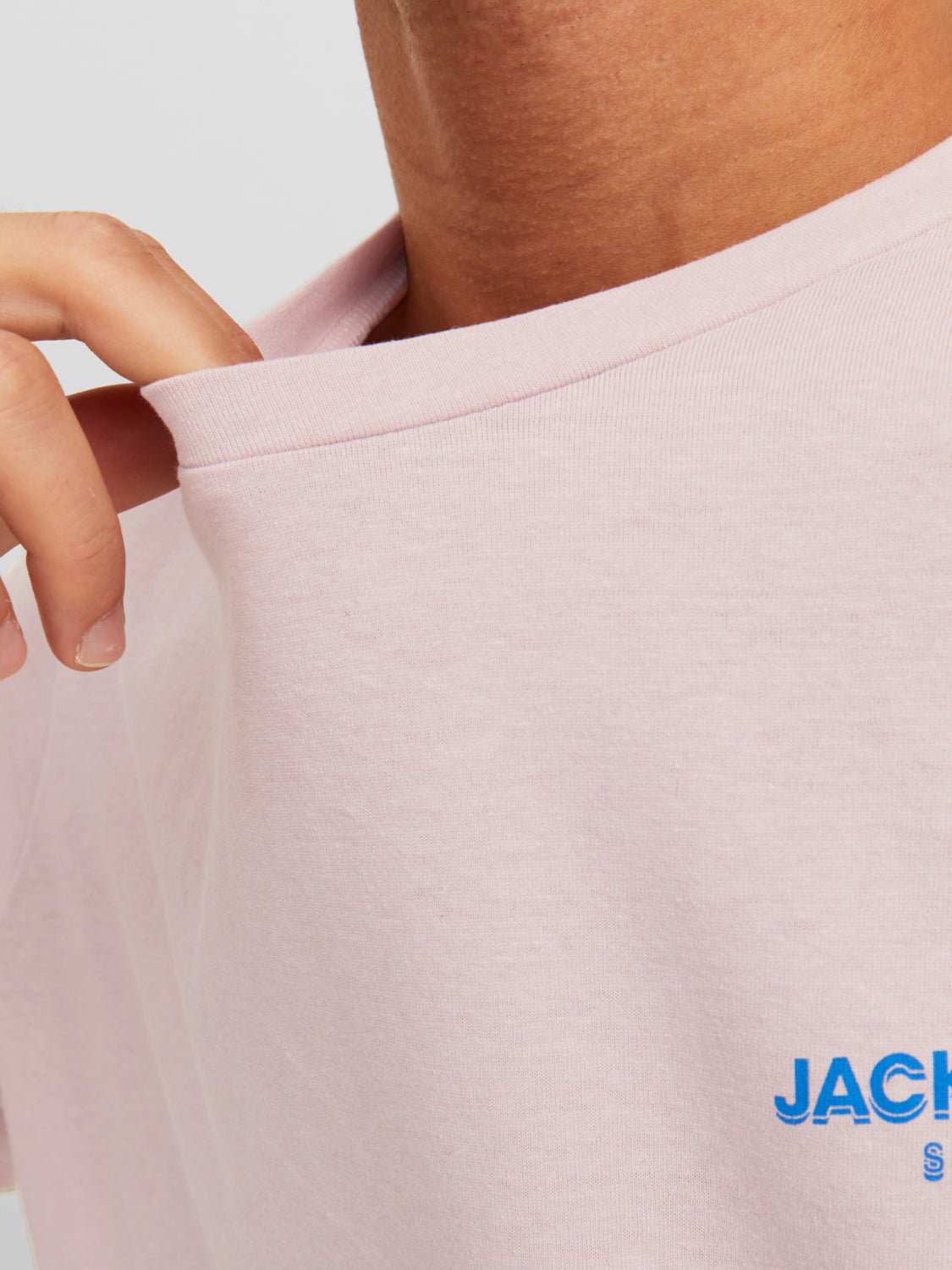 Camiseta de manga corta de algodón JCOSNORKLE - Rosa palo