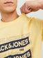 Camiseta de manga corta de algodón JCOSPIRIT - Amarillo