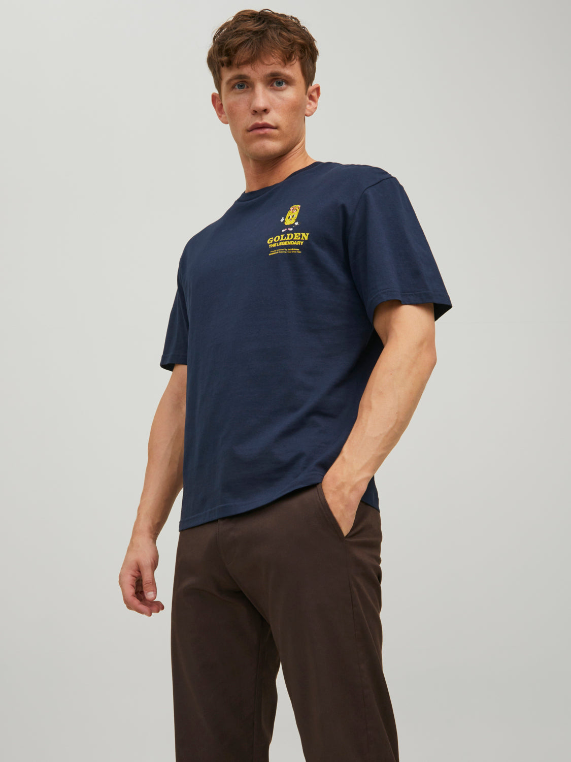 Camiseta de manga corta JORTACO - Azul marino