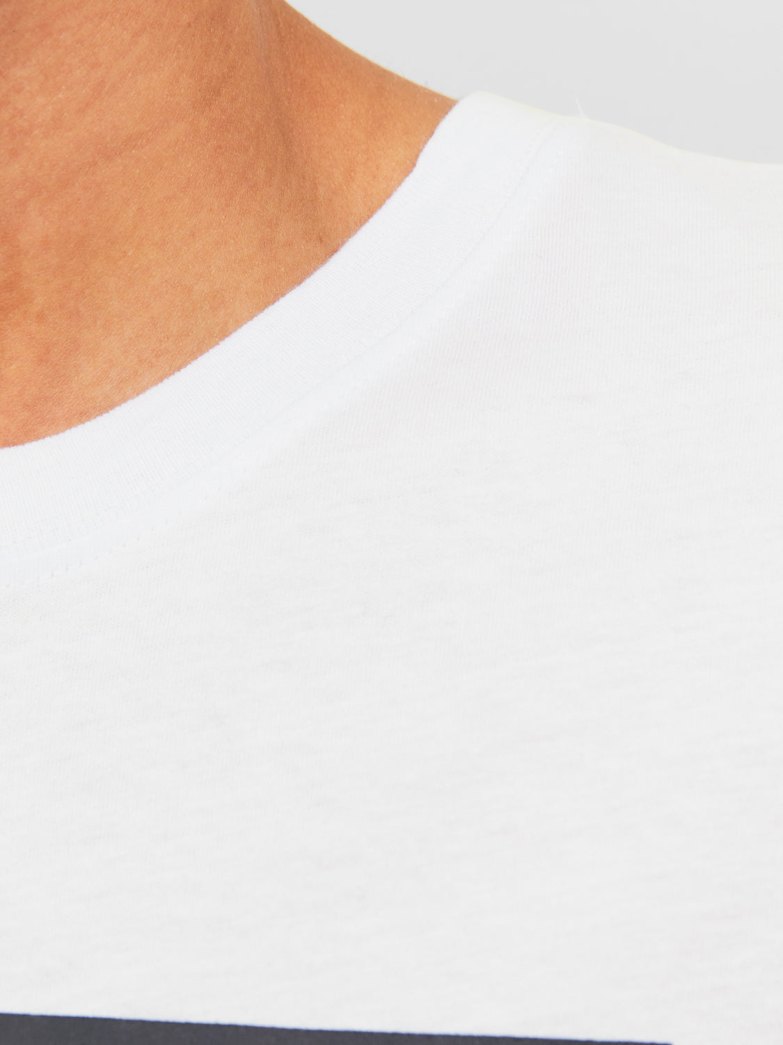 Camiseta manga corta- JCOLOGAN Blanco