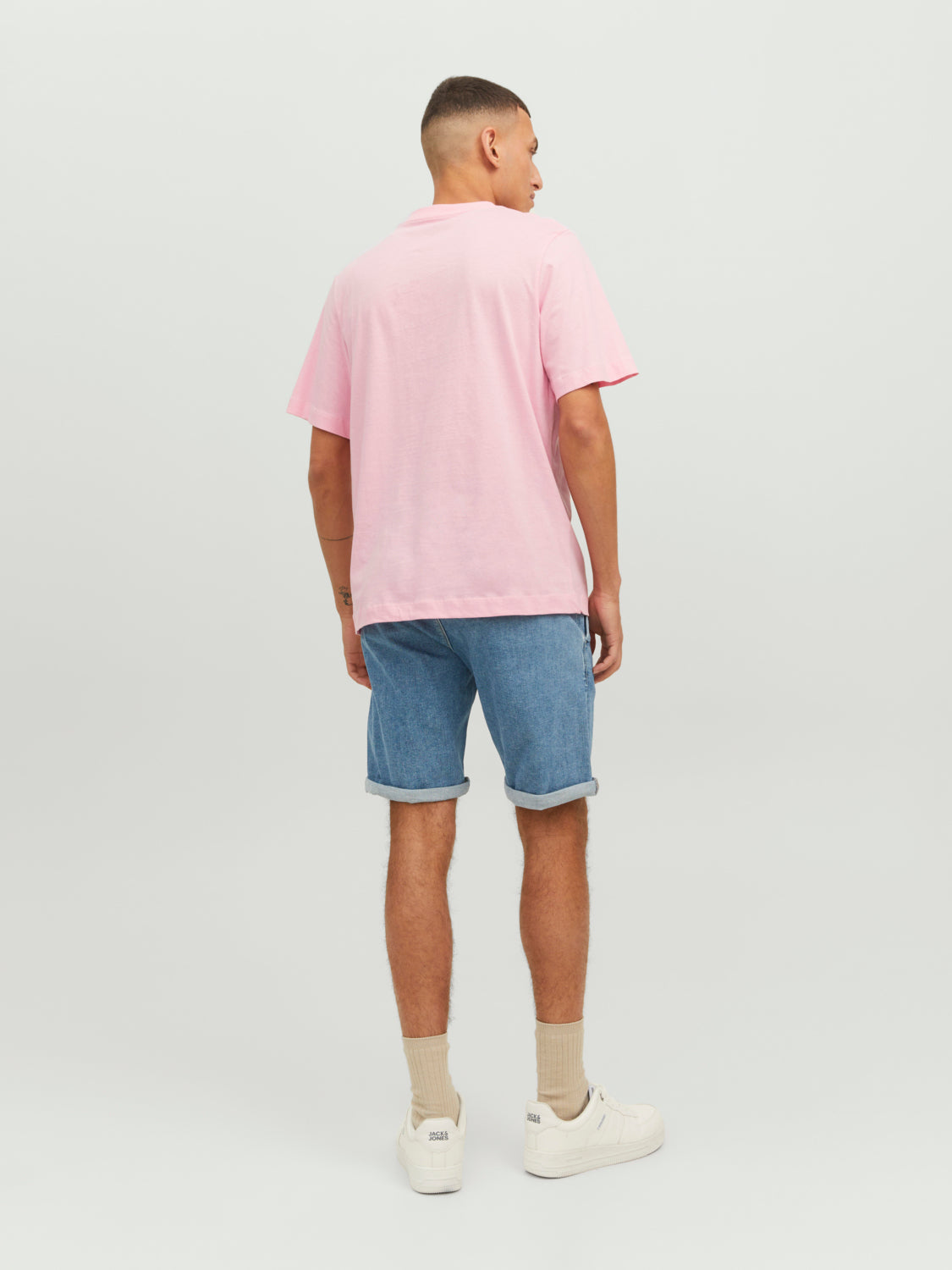 Camiseta de manga corta de algodón JORTULUM - Rosa