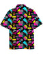 Camisa de manga corta estampada JORALBA - Negro