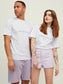 Camiseta de manga corta blanco - JORCOPENHAGEN TEE SS CREW NECK NOOS