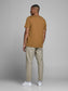 Camiseta básica de algodón JJEORGANIC - Marrón