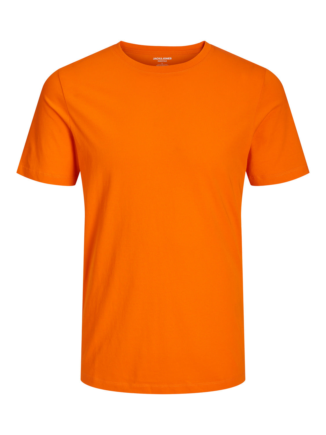Camiseta básica de algodón JJEORGANIC - Naranja