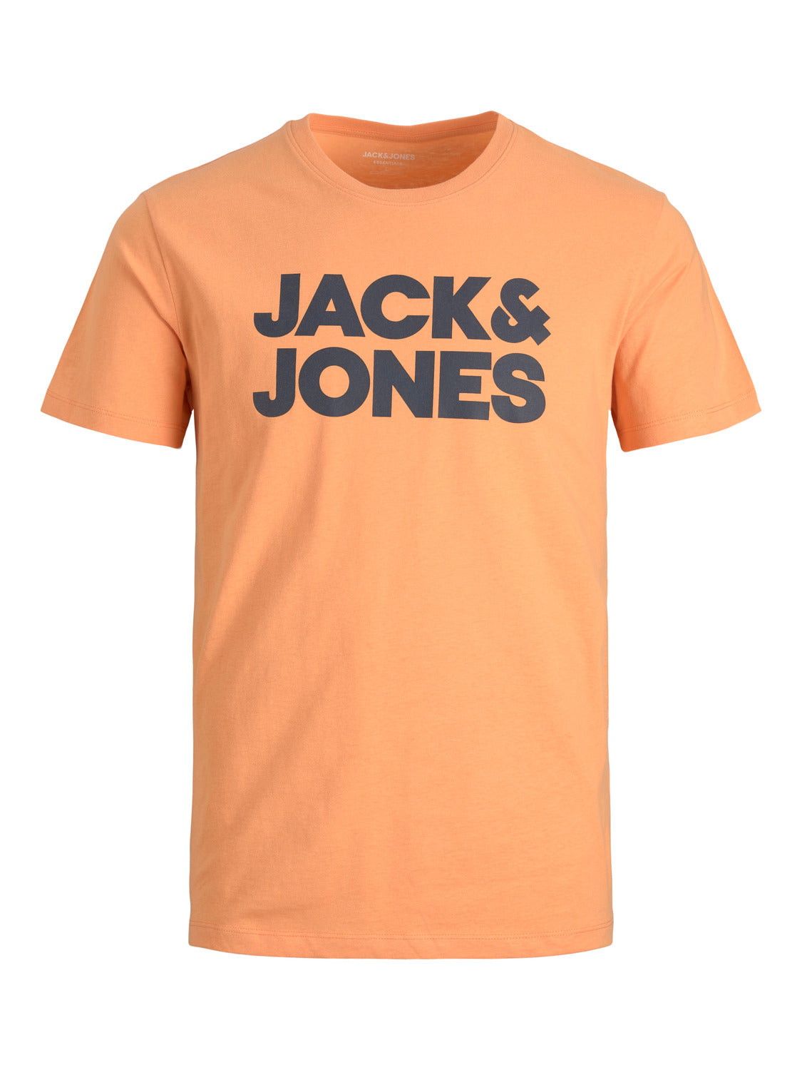 Camiseta de algodón con logo naranja CORP