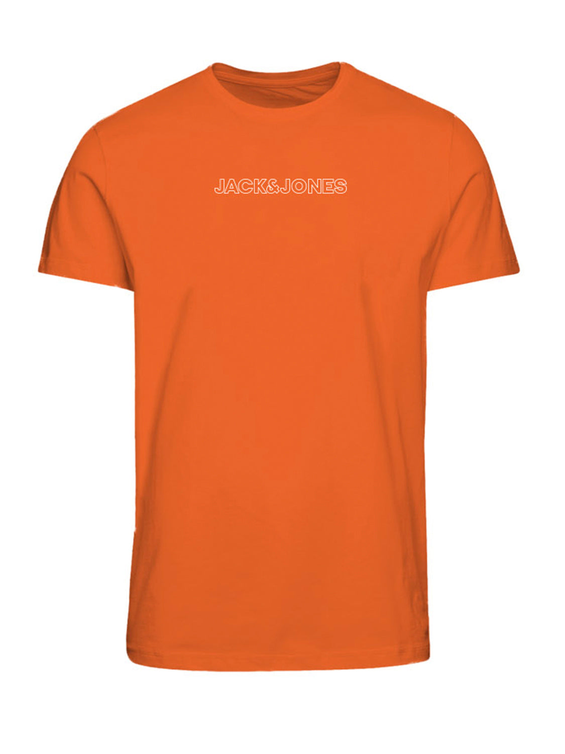 Camiseta básica con logo naranja ENZO