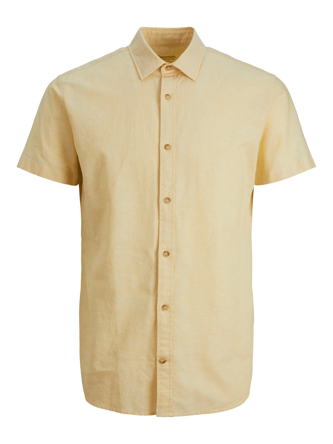 Camisa de manga corta JJESUMMER - Amarillo