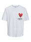 Camiseta de manga corta JORKEITHHARING - Blanco