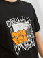 Camiseta manga corta- JORTHROW Negro