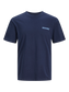 Camiseta estampada  azul marino -JJGROW