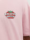 Camiseta estampada rosa -JORBREAKFAST