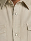 Camisa vaquera beige - SHERIDAN