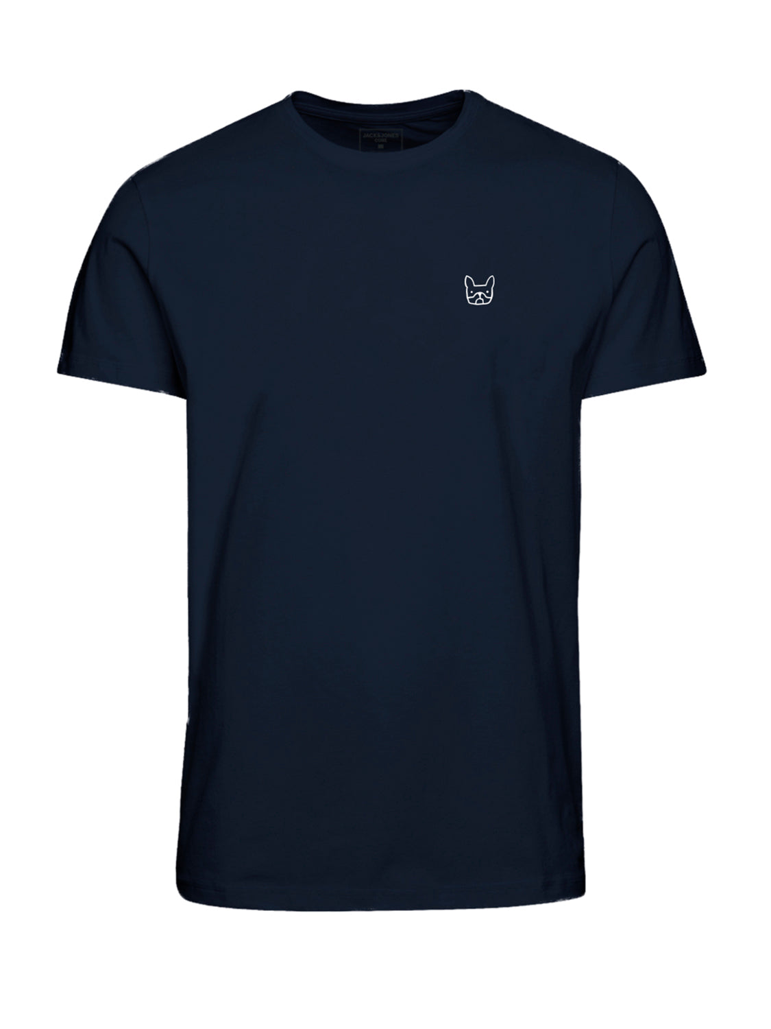 Camiseta de manga corta JJBASIC - Azul marino