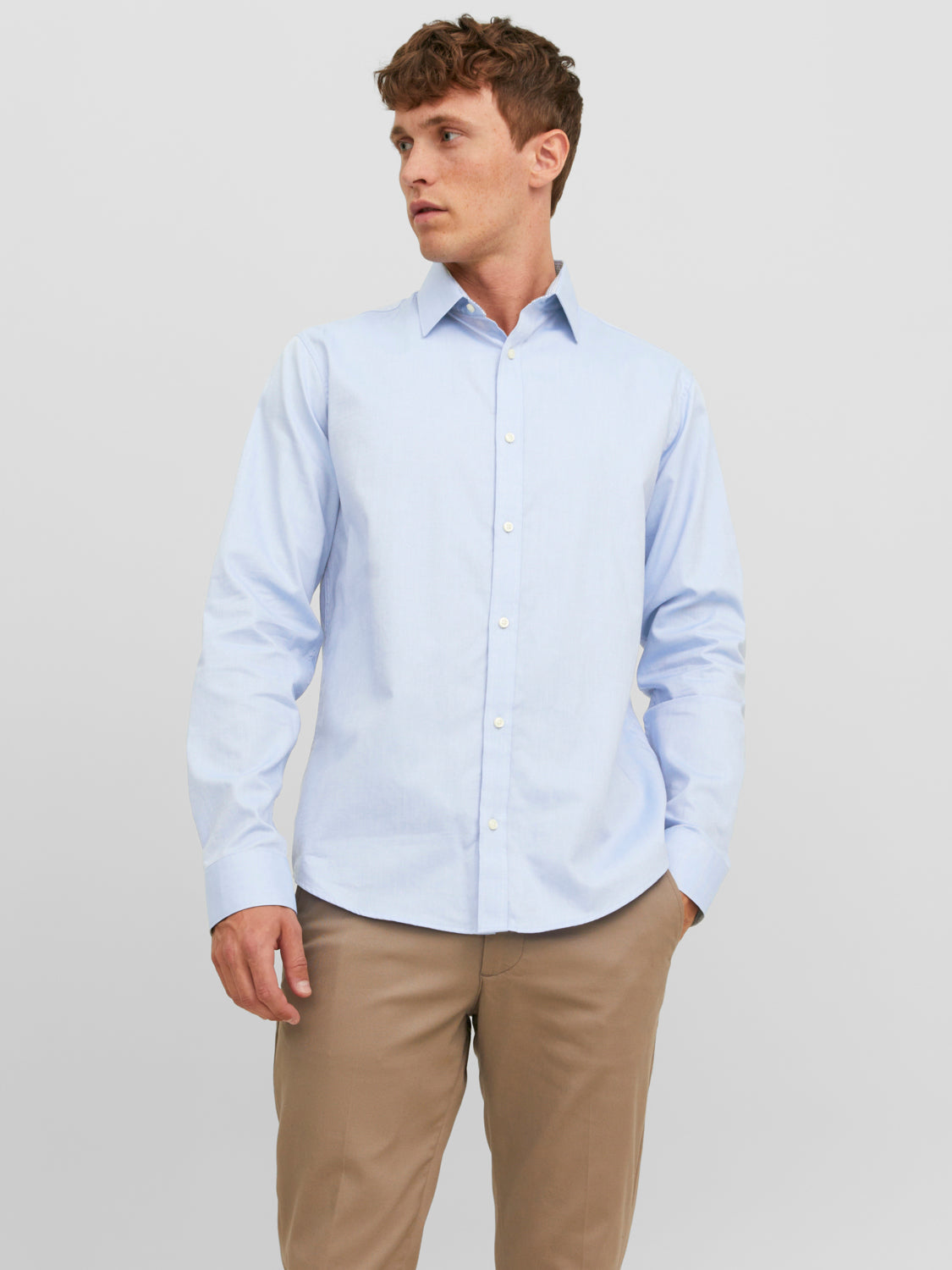 Camisa de manga larga azul claro - JPRBLABELFAST