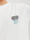 Camiseta de manga corta- JORAMUSEMENT Blanco