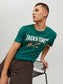 Camiseta de manga corta JJELOGO - Verde