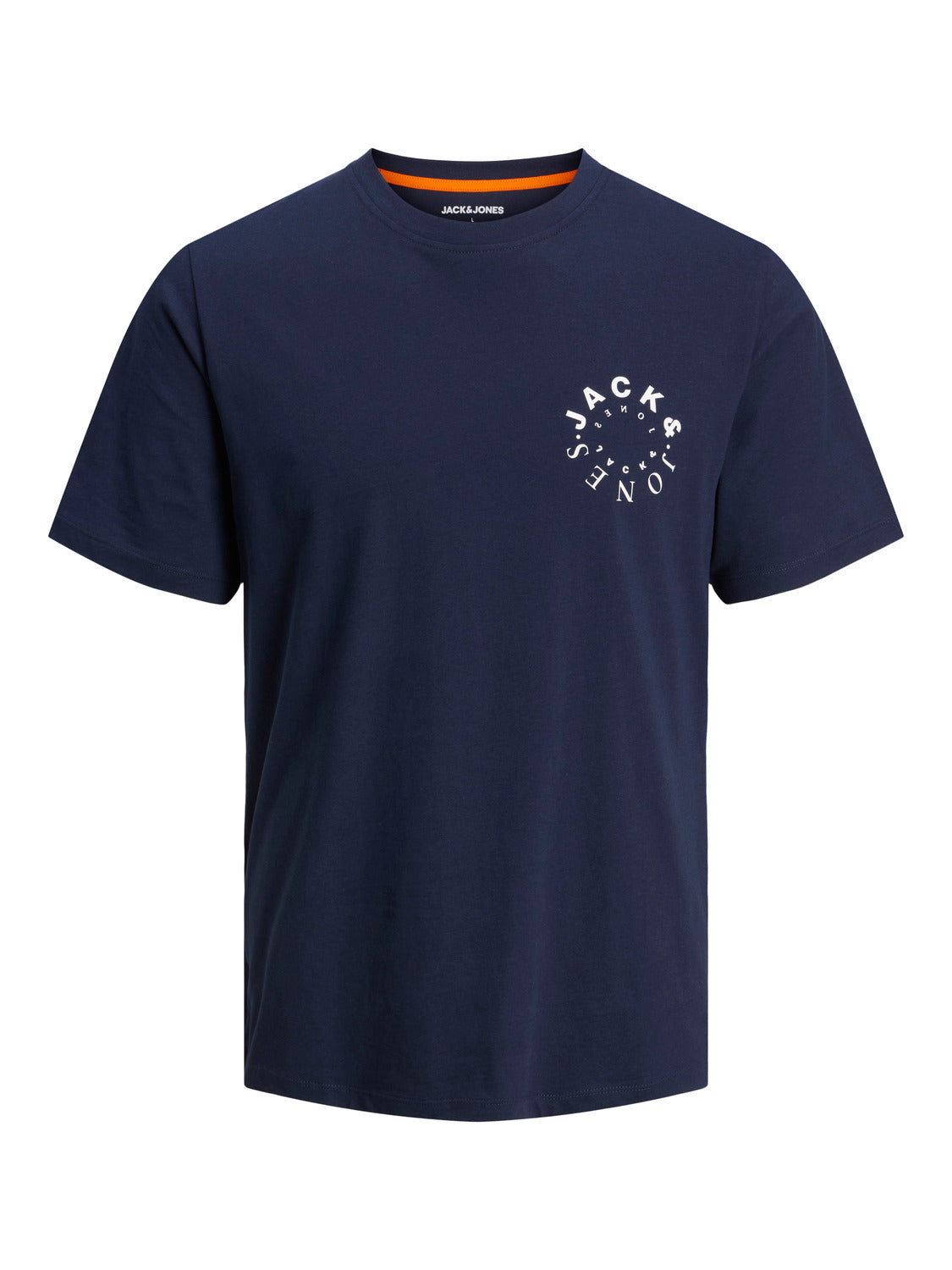 Camiseta de manga corta de algodón JJWARRIOR - Azul marino