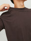 Camiseta de manga corta de algodón JJETIMO - Marrón