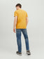 Camiseta de manga corta de algodón JJESPLIT - Amarillo