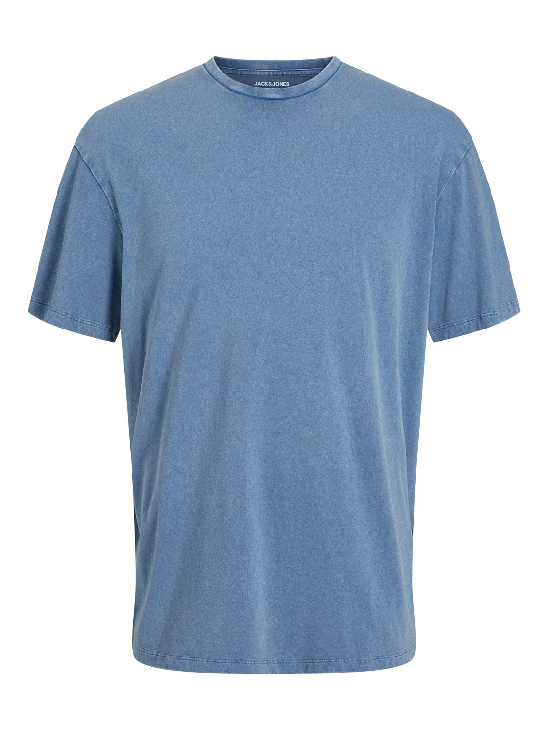 Camiseta azul básica de manga corta- JJEDREW