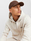 Sudadera Originals con cremallera beige - JORVESTERBRO