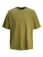 Camiseta básica de manga corta verde - JCOTWIL