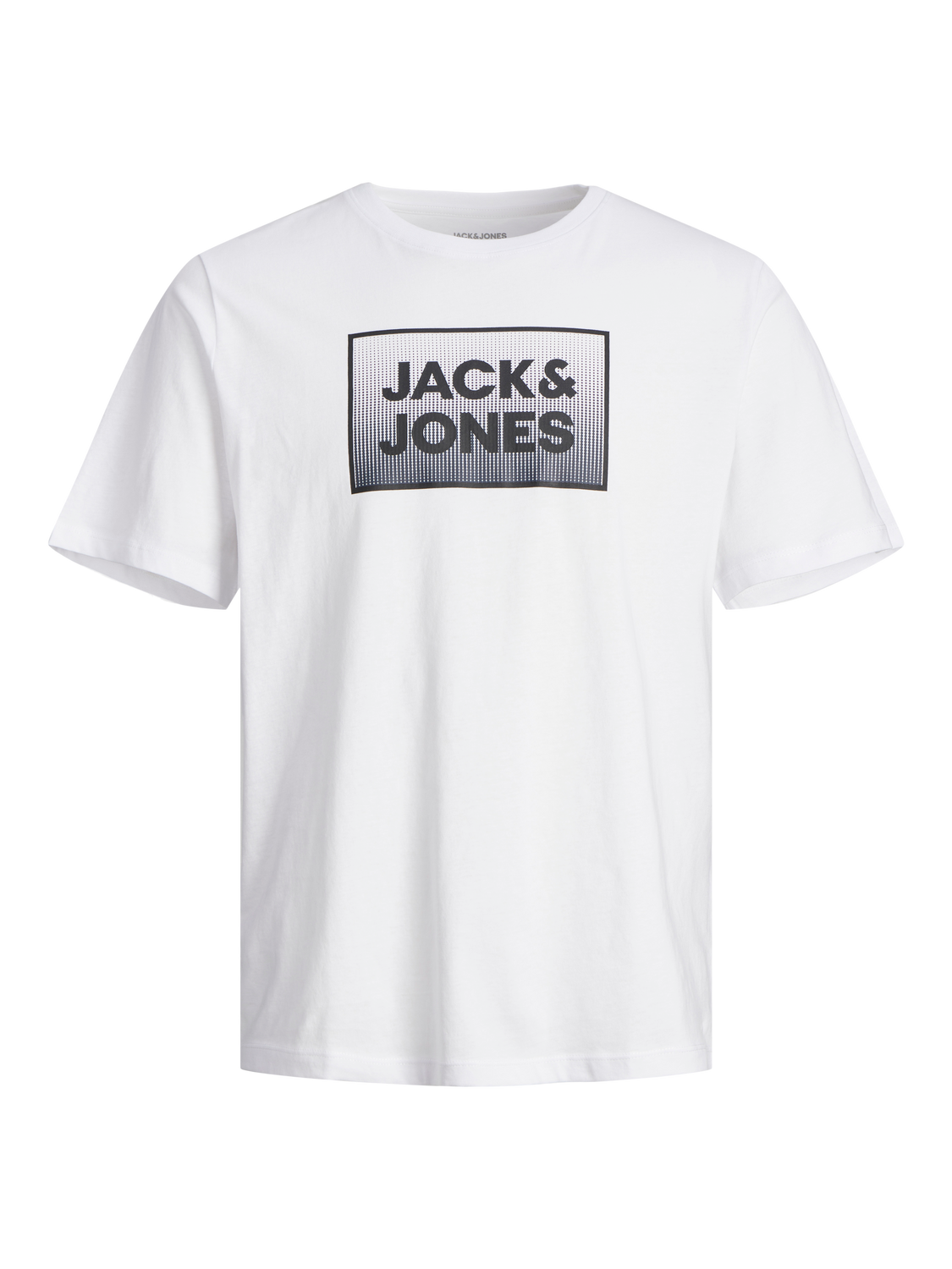 Camiseta manga corta blanca con logo - JJSTEEL