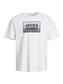 Camiseta manga corta blanca con logo - JJSTEEL