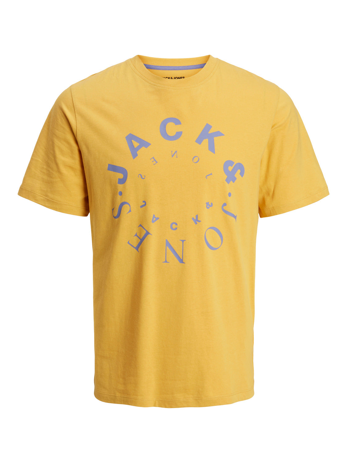 Camiseta de manga corta con logo JJWARRIOR - Amarillo