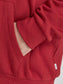 Sudadera con capucha PLUS rojo - LOGO