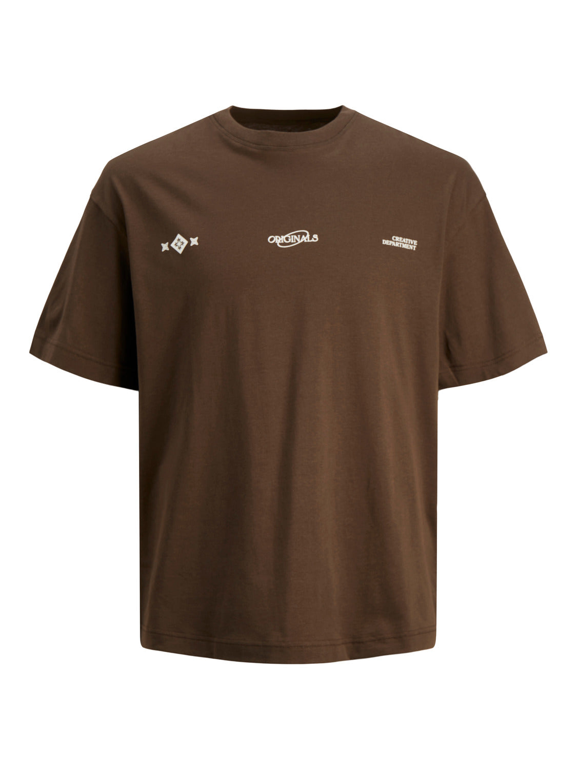 Camiseta de manga corta- JORGRACIA Marrón Chocolate
