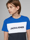 Camiseta Logo Blocking Junior - Azul