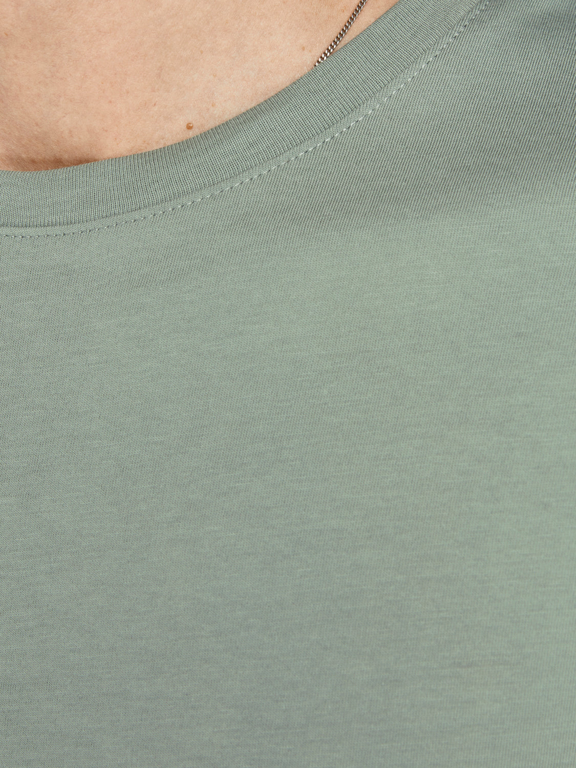 Camiseta básica de algodón JJEORGANIC - Verde