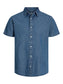 Camisa vaquera JJPLAIN - Azul
