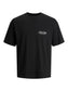 Camiseta de manga corta con estampado trasero negra - JORBRINK STUDIO BACK TEE SS CREW NECK