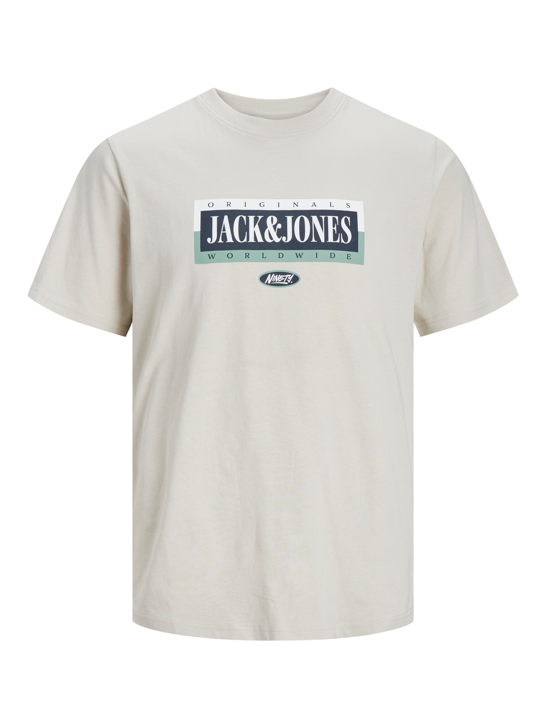 Camiseta con logo beige - JORCOBIN