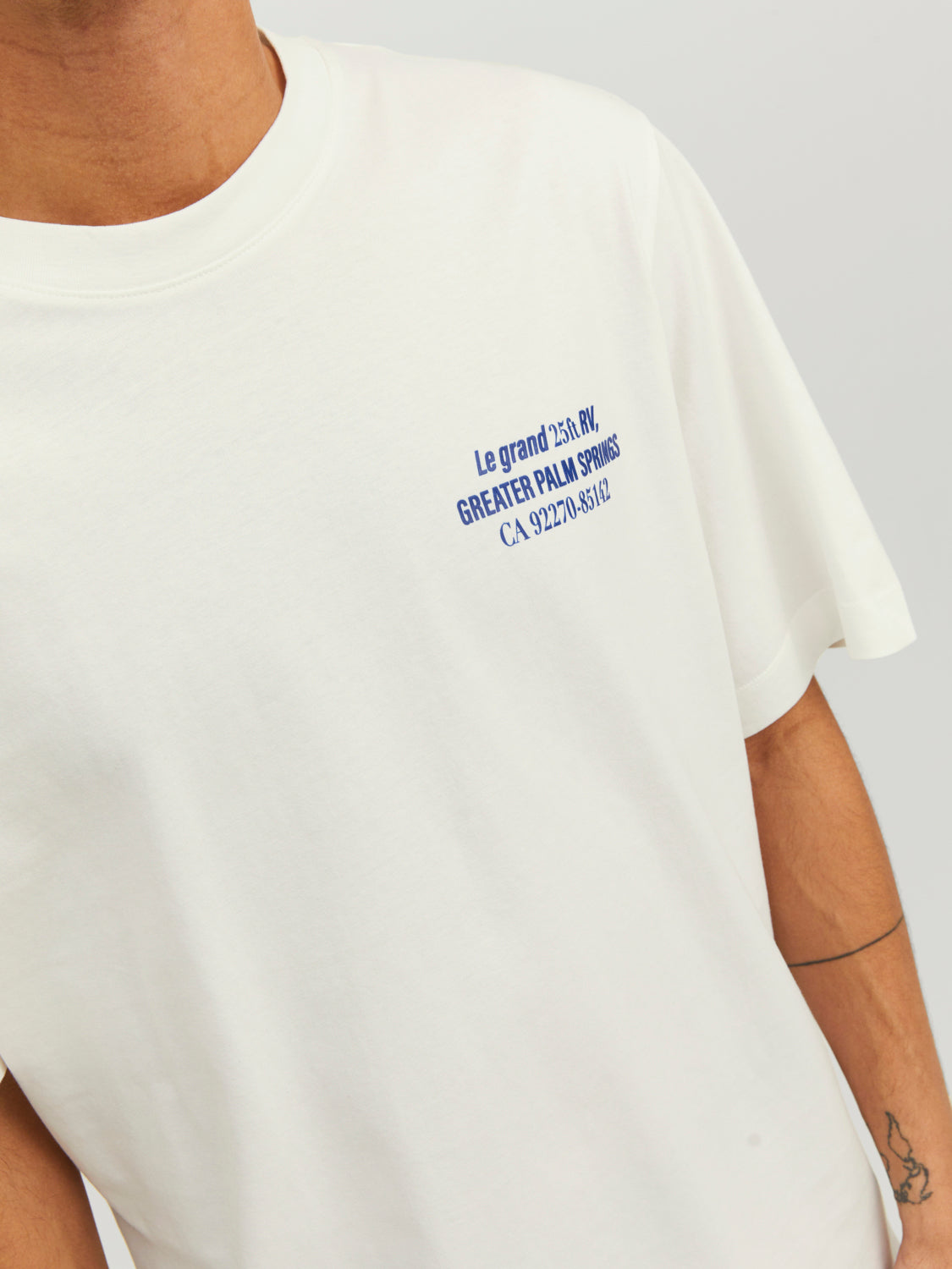 Camiseta de manga corta JORLANDSCAPE - Blanco