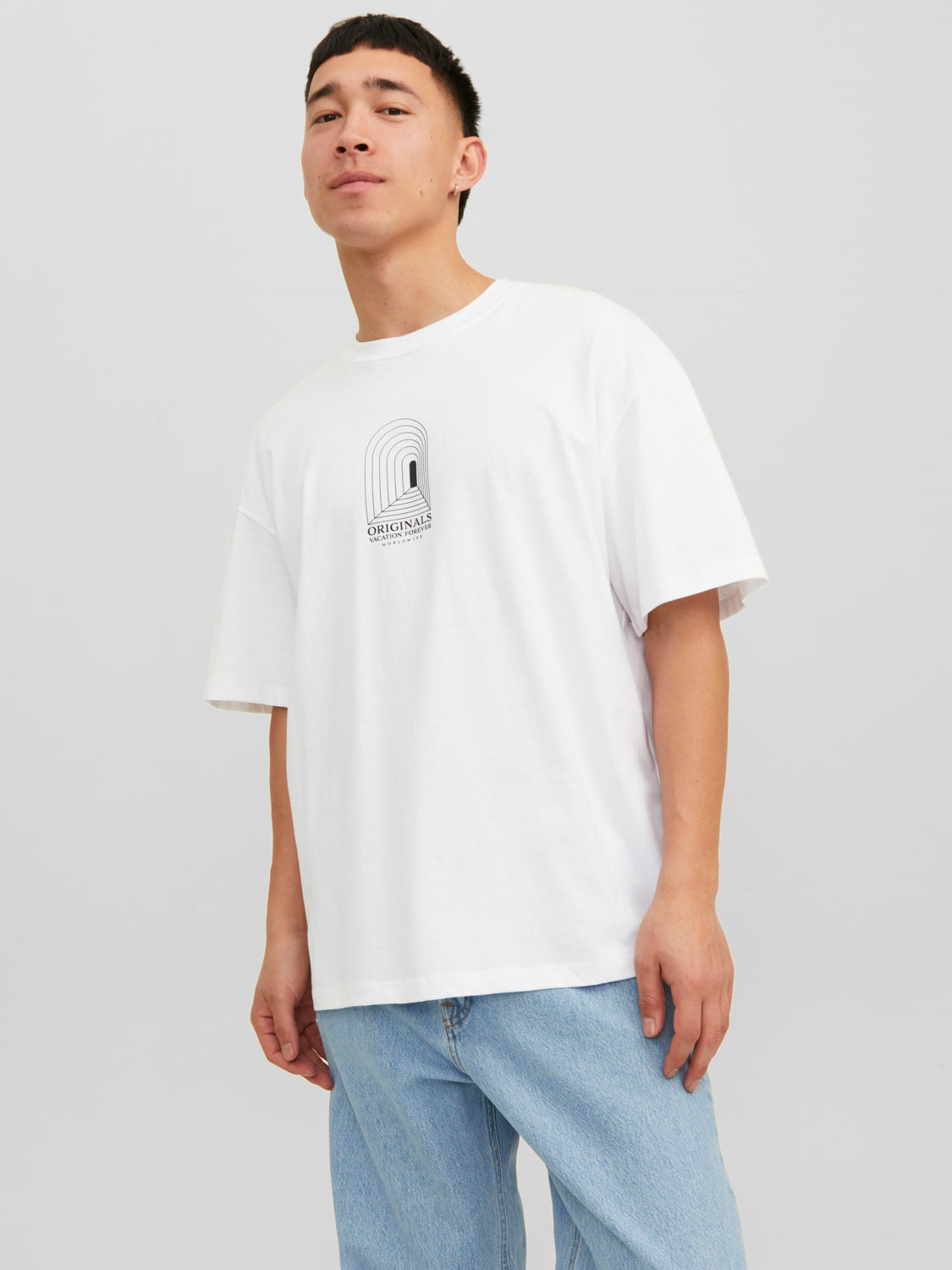 Camiseta estampado espalda blanco - JORDESTINY