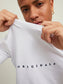 Camiseta de manga corta blanco - JORCOPENHAGEN TEE SS CREW NECK NOOS